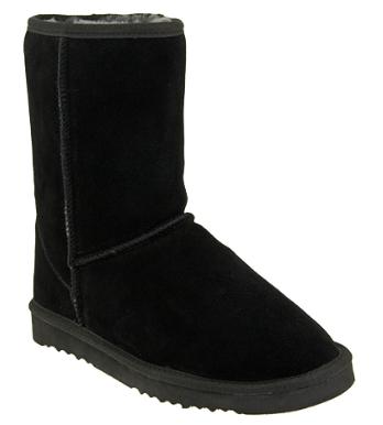 Lamo Sheepskin Women's 9" Classic Boot - Black