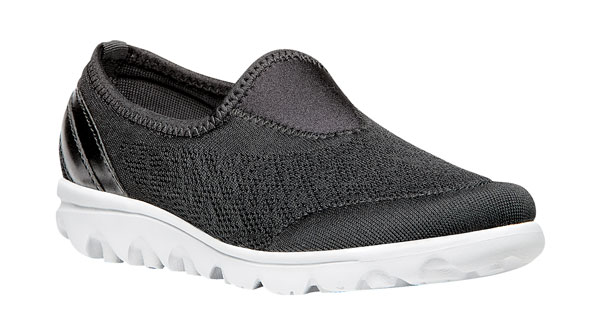 Propet Womens TravelActiv Slip-On - Black