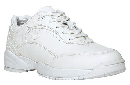 Propet Womens Nancy Slip Resistant Shoes - White