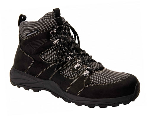 Drew Shoes Mens Trek - Black Nubuck