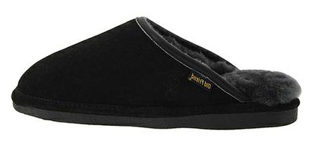 Old Friend Slippers Mens Scuff - Black display picture 1