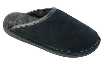 Old Friend Slippers Men's Scuff - Black