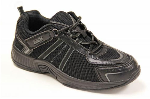 Orthofeet Mens 611 Athletic Shoes - Black