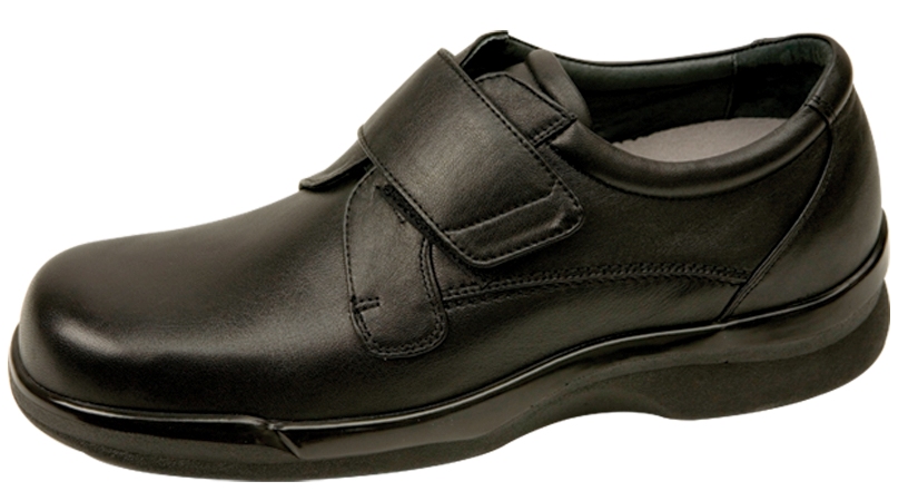 Apex Men's Ambulator Biomechanical with Velcro Closure - Black