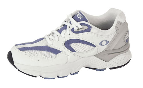 Apex X521 Women's Orthopedic Runner - White/Periwinkle