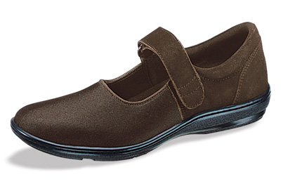 Aetrex Essence Stretch Women's Mary Jane Shoes - Brown