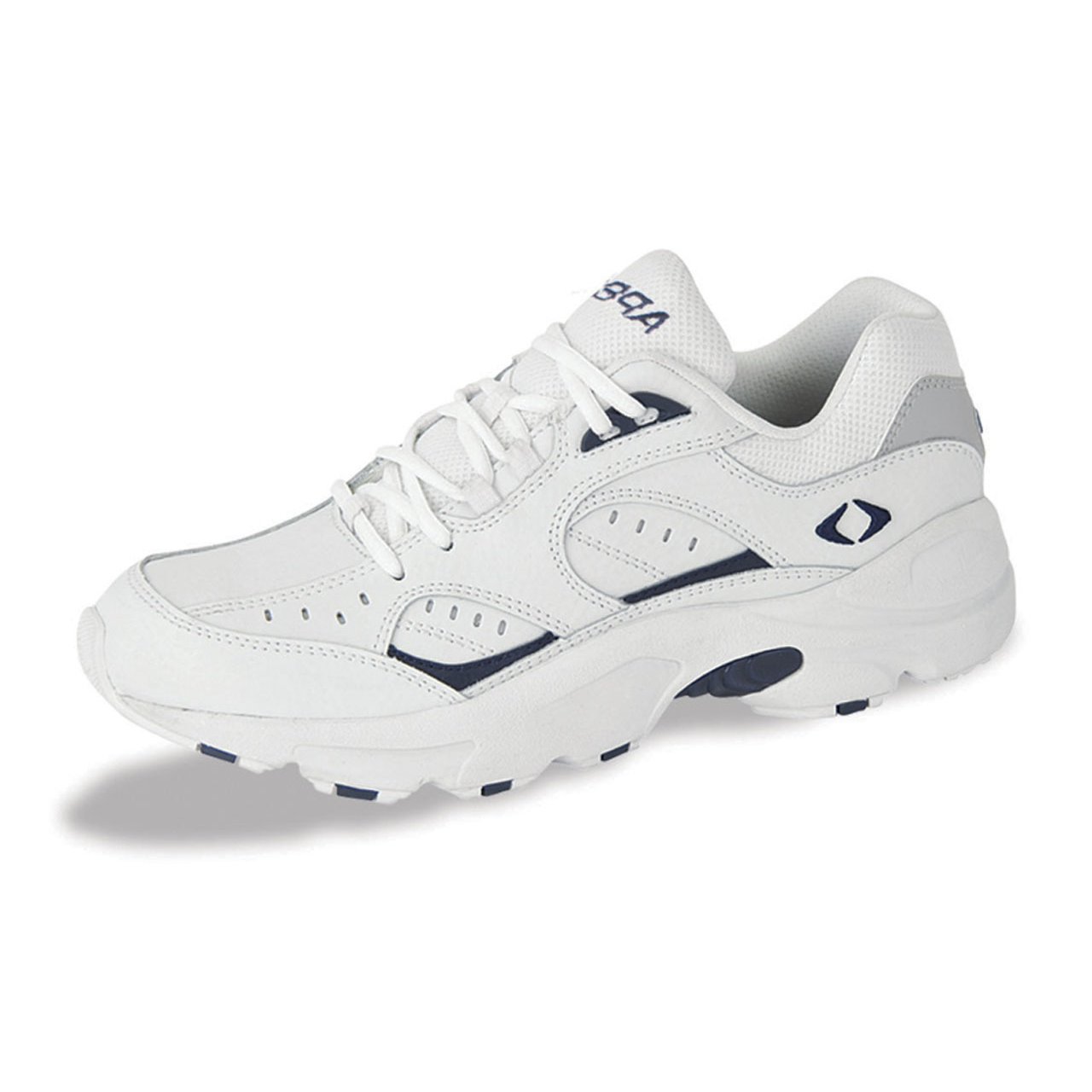 Apex Men's V854 Walker - White/Blue | DiabeticShoesHub