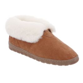 Sheepskin Slippers: RJs Fuzzies Bootie Slippers for Women