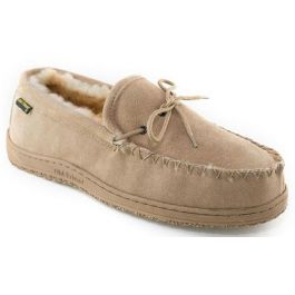 Old Friend Slippers Mens Loafer Moccasin - Chestnut