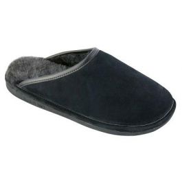 Old Friend Slippers Mens Scuff - Black