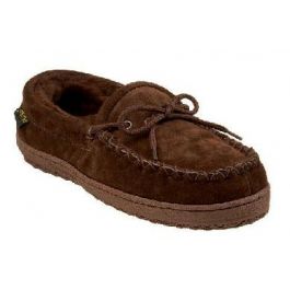 Old Friend Slippers Mens Loafer Moccasin - Brown