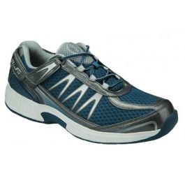 Orthofeet Sprint 674 Mens Athletic Shoes - Blue |