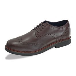 Apex Shoes Mens Lexington Wingtip - Brown |