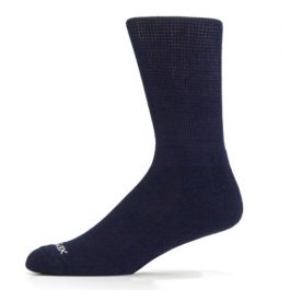 EcoSox Diabetic Dress Crew Socks - Navy, 3 Pairs |
