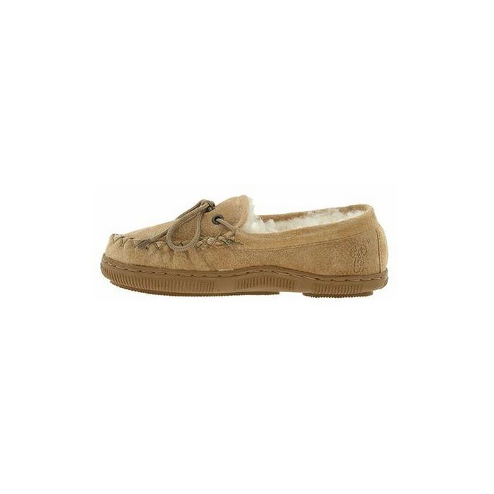 Old Friend Slippers Womens Loafer Moccasin Chestnut