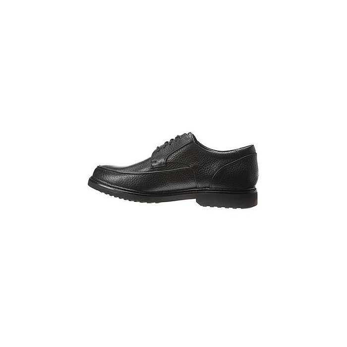Apex Men's Moc Toe Oxford - Black | DiabeticShoesHub