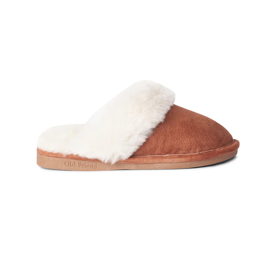 Old Friend Slippers Women's Scuff - Chestnut